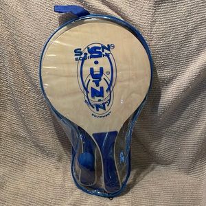 S.U.N. Table Tennis or Ping Pong. 9&1/2 wide and 15&1/2 long.